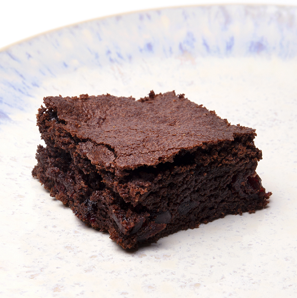 Brownie van oud brood brood